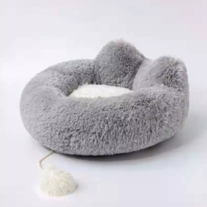 Panier Douillet en Peluche – Lit Cosy pour Chien et Chat