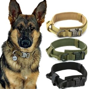 Collier Tactique Militaire – Harnais Résistant pour Chien