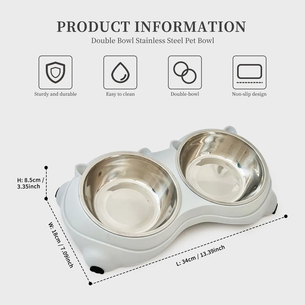 Gamelle Macaron Rose Premium - Acier Inoxydable Chien – Image 2