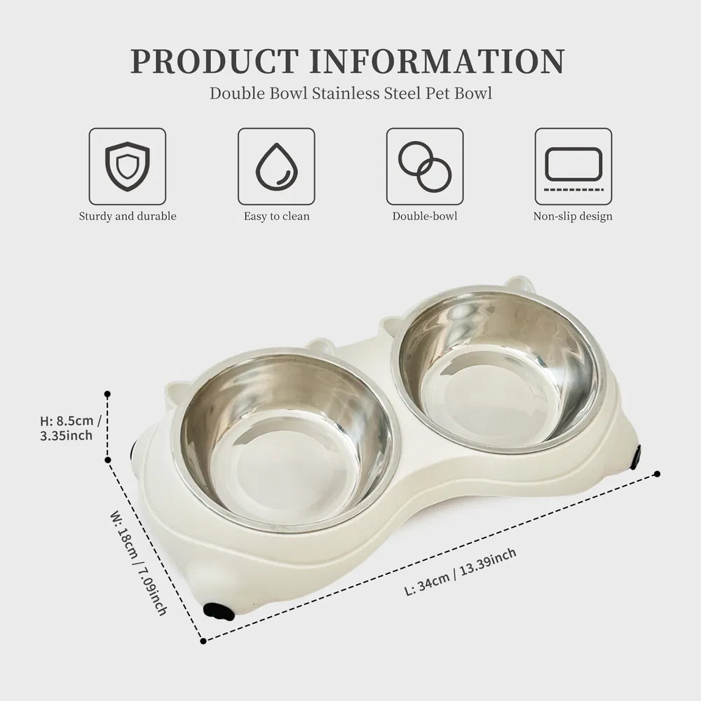 Gamelle Macaron Rose Premium - Acier Inoxydable Chien – Image 3