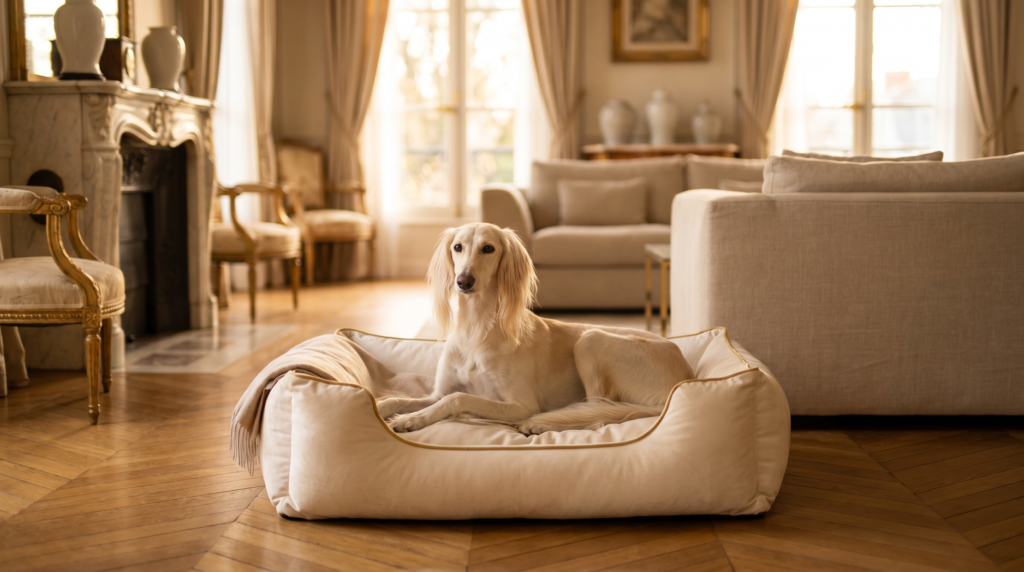 Couchage outdoor terrasse : 5 matériaux résistants à l'hiver pour chien