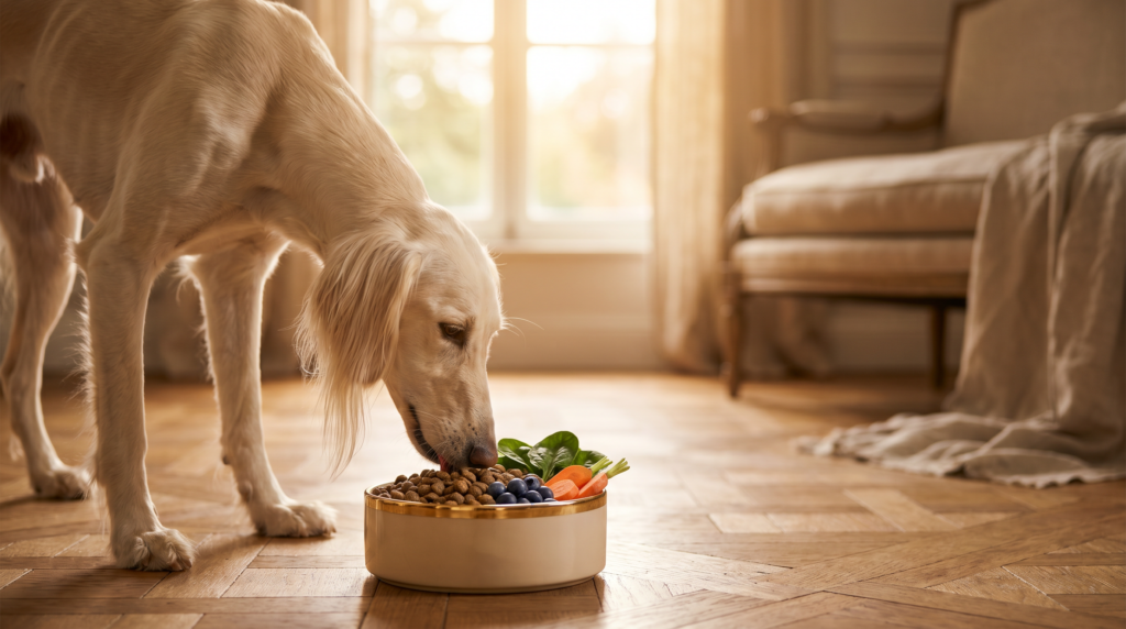 L'alimentation premium du chien : croquettes, BARF, gamelles et accessoires repas