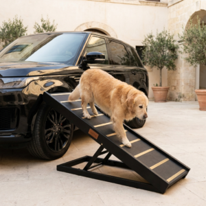 Rampe de Mobilité Premium pour Chien - Confort & Élégance